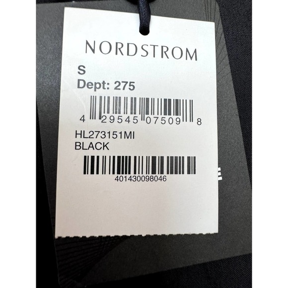 Nordstrom Trouve NWT Lanbskin Leather Bomber-Style Jacket Stretch Insert Small - Picture 13 of 16